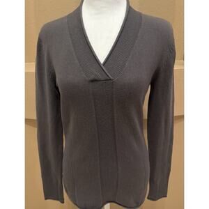 Adidas Golf AdiPure Gray V neck Pullover Sweater Size M